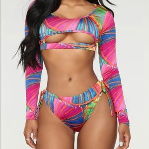 Colorful Two Piece Bikini